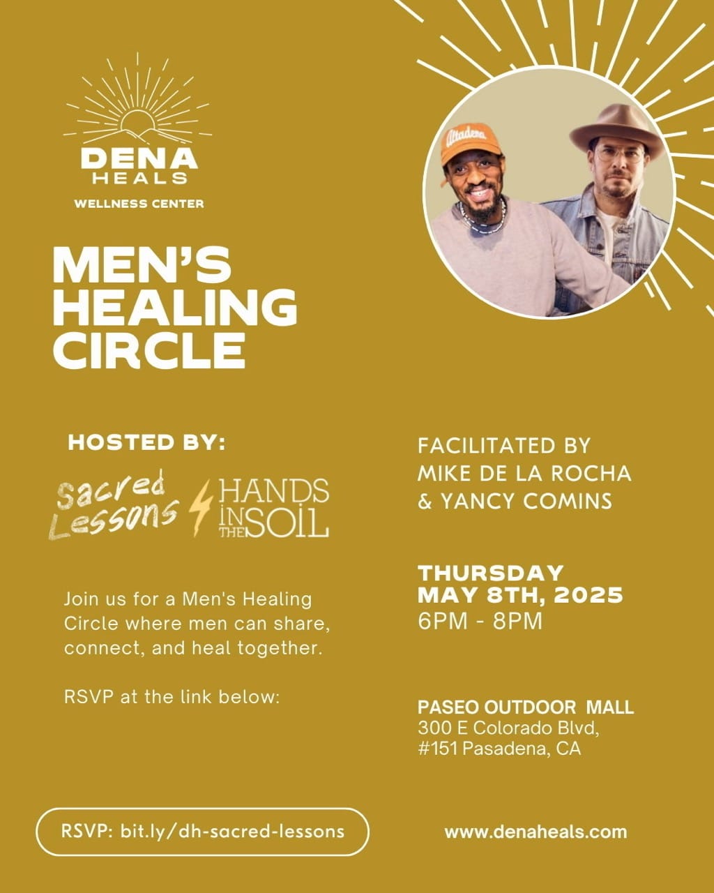 Men’s Circle – May 8th Large Men's Circle - May 8th Large